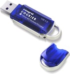 Clé USB 64go Courier-197 256-Bits 3.0 Clé USB Mémoire Flash Drive cryptée - Certifiée FIPS 197, protection des attaques de mot de passe force brute & rapidité de transfert Super USB 3.0