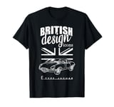 British Classic Sports Super Car Jaguar E-Type T-Shirt