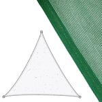 Shade Sails Markis 3,5 x 3,5 m Grön polyeten 350 x 350 x 0,5 cm