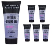 Alberto Balsam Wet Look Styling Gel For Hair 200ml x 6