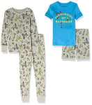 Amazon Essentials Disney | Marvel | Star Wars Boys' Pyjama Set (Previously Spotted Zebra), Pack of 2, Blue/Grey Toy Story Friends, 2 Years