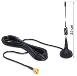 Delock GSM / UMTS / LTE Antenne - SMA han stik  - 3 dBi