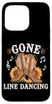 Coque pour iPhone 15 Pro Max Gone Line Dancing Musique country western Line Dancer