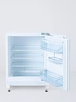 John Lewis JLBIUCL08 Integrated Under Counter Fridge, White