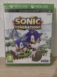 Sonic Generations - Xbox 360 Et Xbox One Neuf Sous Blister Boîte Uk