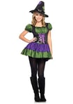 Leg Avenue - J4803405231 - Déguisement pour Enfant - Modèle J48034 - Jr. Hocus Pocus Costume Set - Taille S/m - Mauve/Vert/Noir