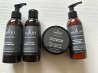 Sukin Natural Oil Balancing Gel Cleanser, Moisturizer, Tonic And Mask 4x Set