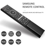 Universell Bluetooth-röstfjärrkontroll för Samsung TV LED QLED 4K 8K UHD HDR Smart TV Netflix Prime Video utan röststyrning