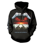 METALLICA - MASTER OF PUPPETS TRACKS BLACK (FOTL) Hooded Sweatshirt X-Large