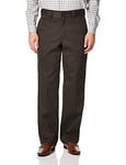 Dickies Men's 874f Pants, Dark Brown, 34W x 32L