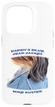 Coque pour iPhone 15 Pro Daddy's Blue Veste en jean