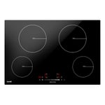 Baridi 77cm Built-In Induction Hob 4 Zones 7200W Boost Function 9 Power Levels