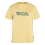 Fjallraven 87146-133 Fjällräven Logo Tee W T-Shirt Femme mais Yellow Taille XS