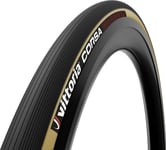 Vittoria Tubular Landsvägscykel Vittoria Corsa G2.0 700X23c, Svart-Beige