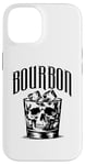 Coque pour iPhone 14 Crâne de whisky bourbon - squelette vintage amateur de whisky