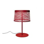 Foscarini - Twiggy Grid LED XL Outdoor, Carminio, Incl. LED 31W, 2700K Bulb - Röd - Bordslampor utomhus