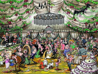 Chaos at the Wedding Reception 1000 Piece Jigsaw Puzzle- Chaos no.16