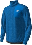 New Balance Mens Impact Run Grid Back Half Zip Top