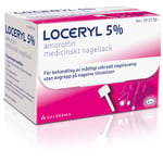 Loceryl 5 % Amorolfin, medicinskt nagellack, 3 ml