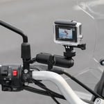 Motorcykelfäste Styre Spegelfäste Hållarklämma För Gopro