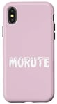 Coque pour iPhone X/XS Morute Aesthetic Poupée effrayante + Adorable Horreur Goth Crocs