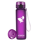 AORIN Gourde Sport - 1L - BPA-Free & Anti-Fuite Flip/Appliquer à Bouteille d'eau pour Enfant,Adultes,Salle de Sport, Sport de Plein air