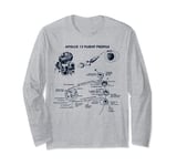 50th Anniversary Apollo 13 Flight Profile - Apollo 13 Gift Long Sleeve T-Shirt