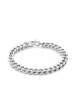 Bracelet Homme GUESS Hype 4dc Curb Chaîne 8mm Antique Argent S Séléction