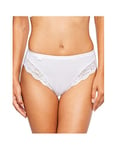 Sloggi Women's Sloggi Romance Tai Plain Boxer Brief, White, 10 (Manufacturer Size: 40)