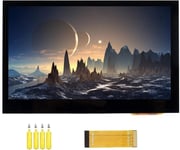 4.3inch DSI LCD Capacitive Touch Screen Display 800x480 Resolution IPS Wide Angle Monitor for Raspberry Pi 4B/3B+/3A+/3B/2B/B+/A+, Supports Ubuntu/Kali / WIN10 IoT