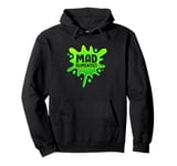 Funny Slime Scientist Mad Slimentist Slime Green Pullover Hoodie