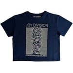 Joy Division Womens/Ladies Unknown Pleasures Crop Top - S