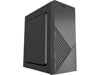 Gembird Office Computer Case Fornax 170 Atx 2X Usb 2.0 + 1X Usb 3.0 + 1X Usb Type-C Card Reader Black