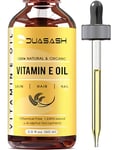 Duasash Vitamin E Oil for Skin & Face Naturally Sourced Plant-Based Organic 100% Pure Vitamin E Oil for Hair Growth d-Alpha-tocopherol Body Oil for Women & Men, Moisturizes Skin, Hair, Nails 60ml