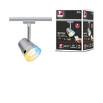 Paulmann 95526 Cone URail Smart Home Zigbee 3.0 individual spot with Tunable White lamp GU10 330lm 5W Tunable White dimmable 230V chrome matt, chrome rail system