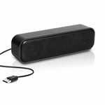 USB-datorhögtalare, trådbunden Mini Soundbar-högtalare för dator