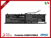 Batterie PowerQ pour MSI GP66 4100 MAH 15.2V P/N BTY-M57 Noir