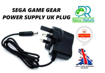 Sega Game Gear Power Supply UK Plug - 9V 1A AC DC