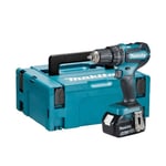 Perceuse visseuse à percussion - MAKITA - DHP485F1J - 18V - 1x3,0 Ah - Technologie XPT