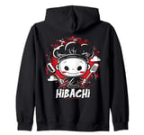 Hibachi Grill Teppanyaki Barbeque Japanese Cuisine Zip Hoodie