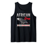 African Greys The Clever One Among The Birds Parrot Bird Tank Top