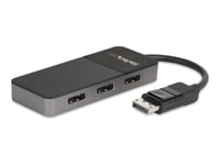 StarTech.com Hub MST Adaptateur Multi-écrans - Répartiteur de Transport Vidéo Multi-stream/vers 3 Moniteurs/3 Ports d'affichage Windows DP vers DP 1.4 4k pour PC (MST14DP123DP) - Répartiteur...