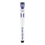 Super Stroke MLB Traxion Tour Golf Club Grip, New York Mets (Standard) | Improves Feedback and Tackiness | Reduces Taper to Minimize Grip Pressure | Polyurethane Outer Layer, Orange/Blue (TS446137)