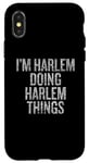 iPhone X/XS I'm Harlem Doing Harlem Things Funny Vintage Case