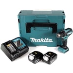 Ddf 485 rgj 18 v Li-Ion Perceuse visseuse sans fil Brushless 13 mm + Coffret MakPac + 2 x Batteries 6,0 Ah + Chargeur - Makita