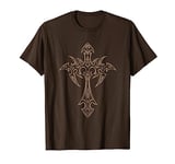 Grunge Aesthetic Y2k Mall Goth Gothic Cross T-Shirt