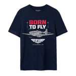 Top Gun: Maverick Mens Born To Fly T-Shirt - XXL