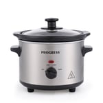 Progress 1.5L Slow Cooker Keep Warm Function 3 Heat Settings Adjustable Control