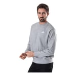Nike BV2666 M NSW CLUB CRW FT Sweatshirt mens dk grey heather/white S