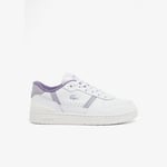 Lacoste Sneakers T-Clip Set femme en cuir Taille 40.5 Blanc/violet Clair